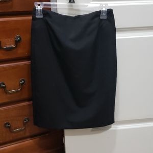 Black pencil skirt.  Petite